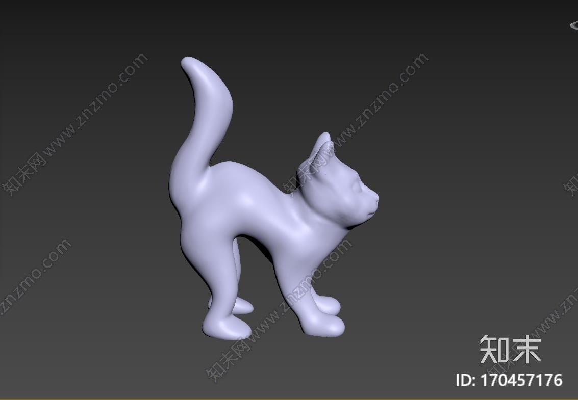 两只对峙的猫3d打印模型下载【ID:170457176】