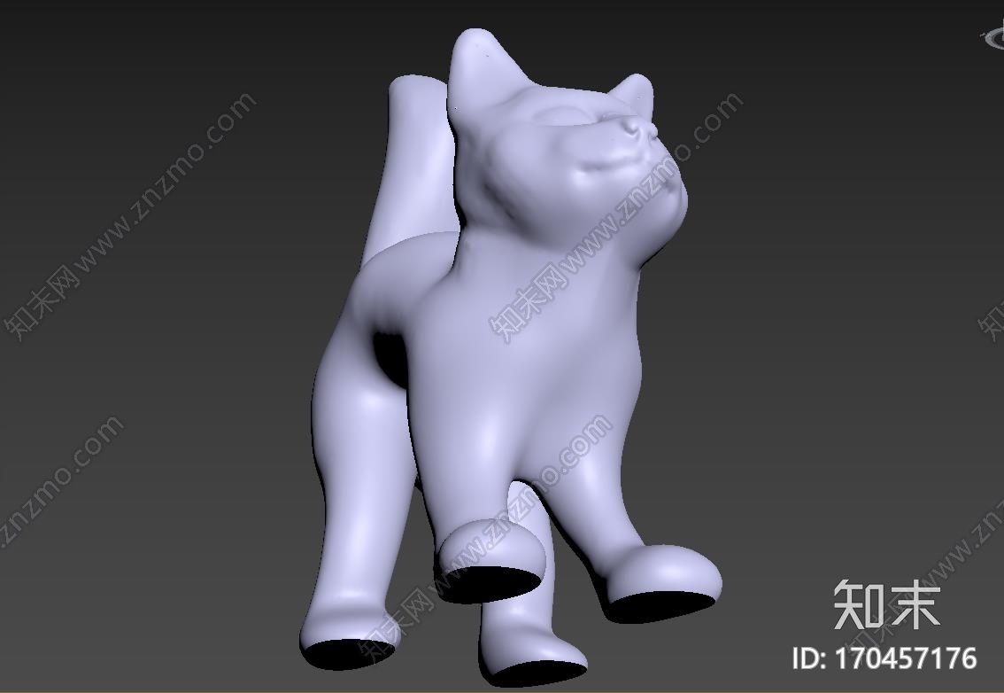 两只对峙的猫3d打印模型下载【ID:170457176】