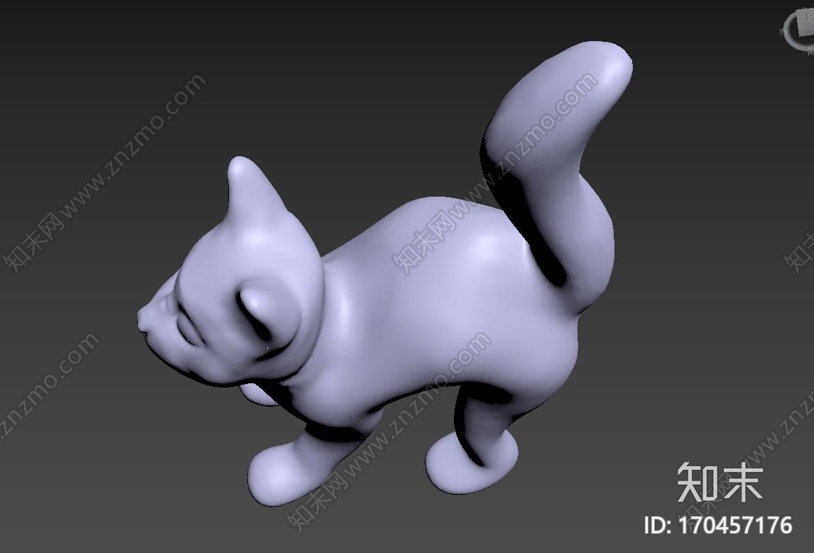 两只对峙的猫3d打印模型下载【ID:170457176】