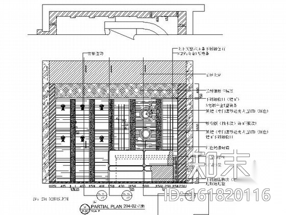 [江苏]KTV局部装饰装修图（含效果）cad施工图下载【ID:161820116】