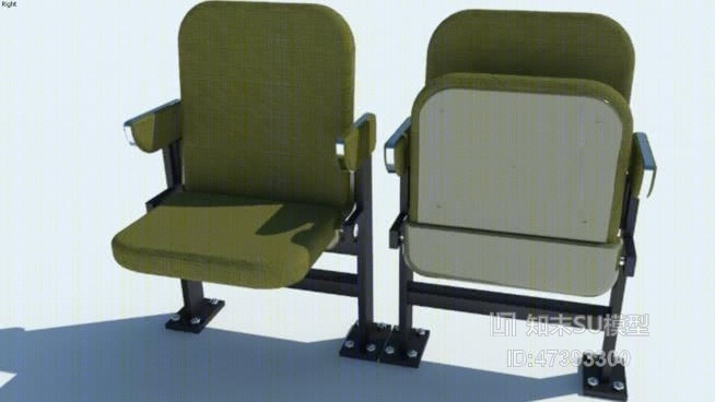 休闲椅SU模型下载【ID:917924402】