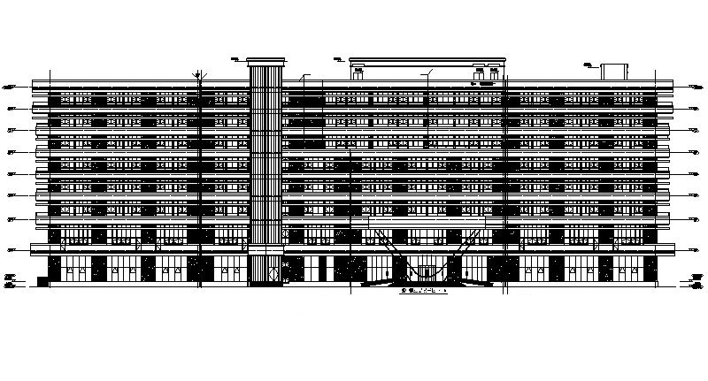 [宁夏]简洁风格校园文化交流中心建筑设计施工图cad施工图下载【ID:149958176】