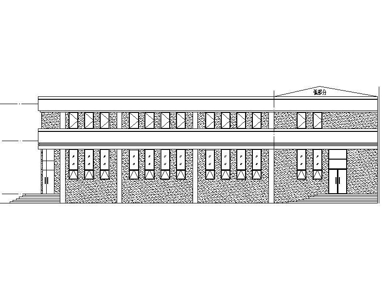 [宁夏]简洁风格校园文化交流中心建筑设计施工图cad施工图下载【ID:149958176】