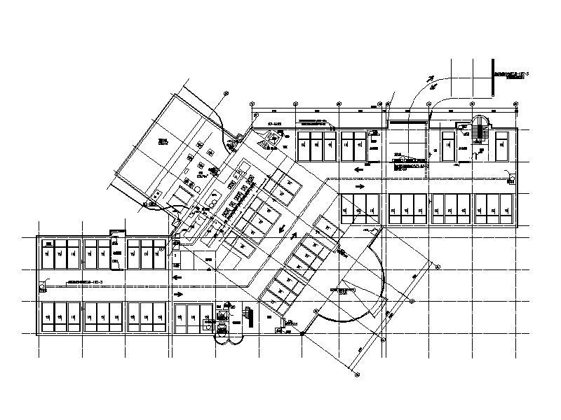 [宁夏]简洁风格校园文化交流中心建筑设计施工图cad施工图下载【ID:149958176】