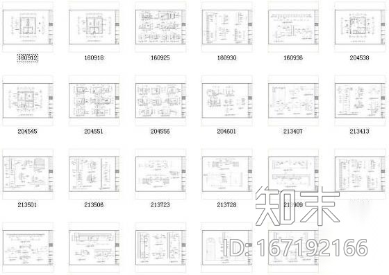 客房施工图纸cad施工图下载【ID:167192166】