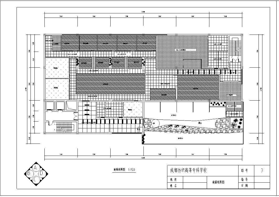 某古典风格中餐厅装修施工图（含20张图纸）cad施工图下载【ID:161750111】