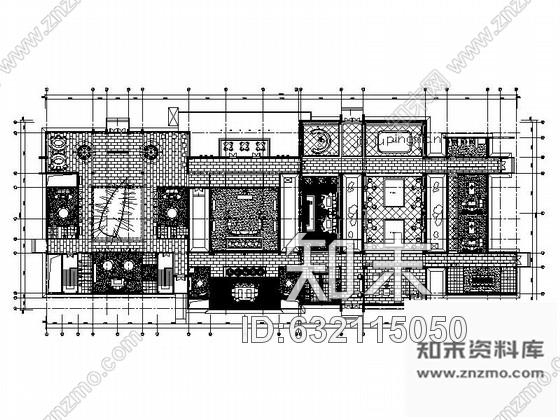 施工图上海文化创意会所室内装修CAD施工图含效果施工图下载【ID:632115050】