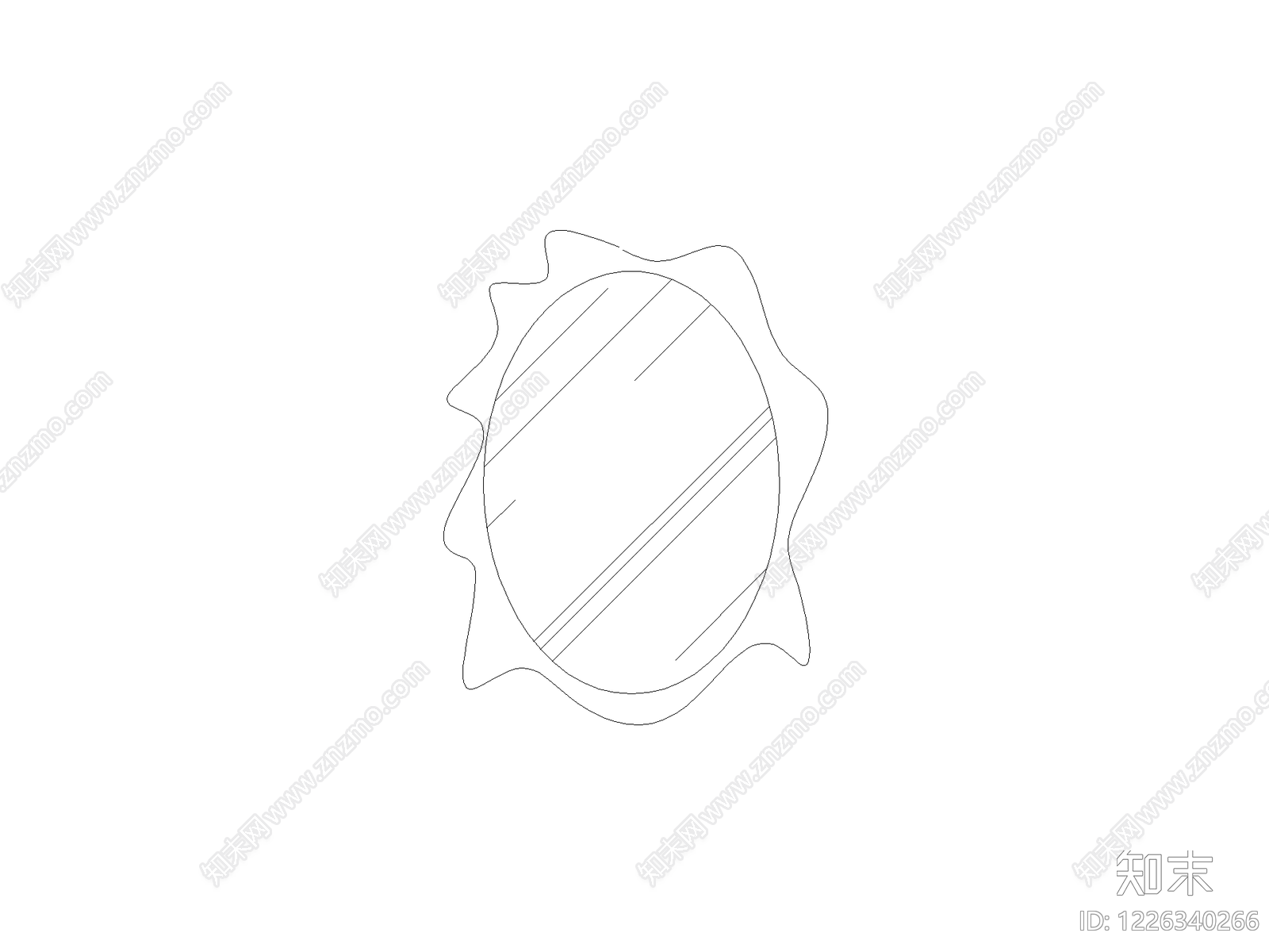 现代装饰线条CAD图纸