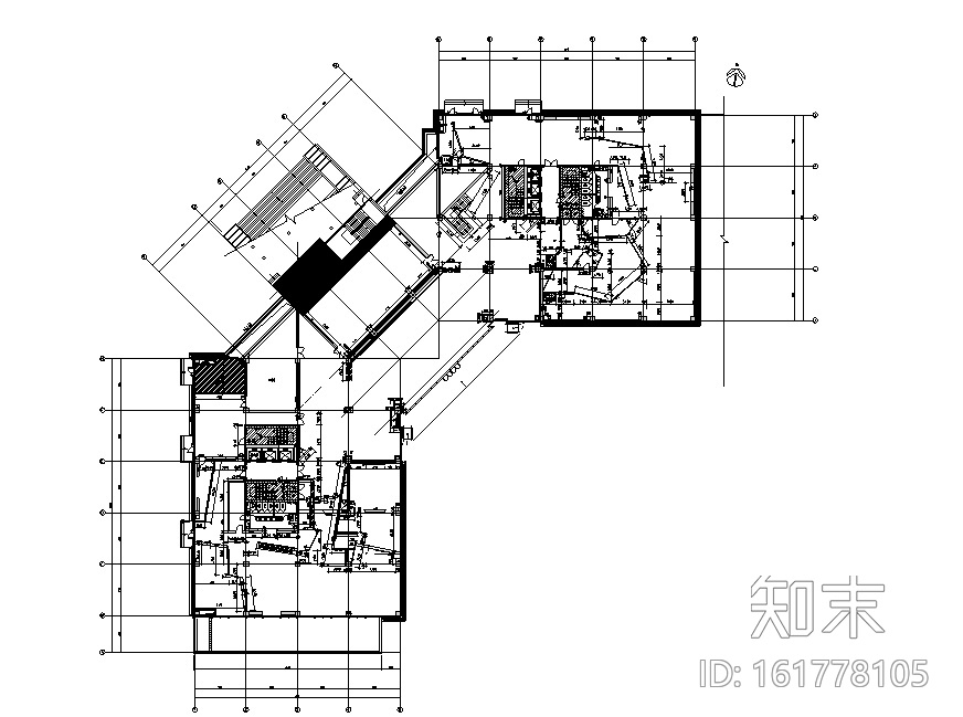 世邦机器科技集团办公空间设计施工图（附效果图）cad施工图下载【ID:161778105】