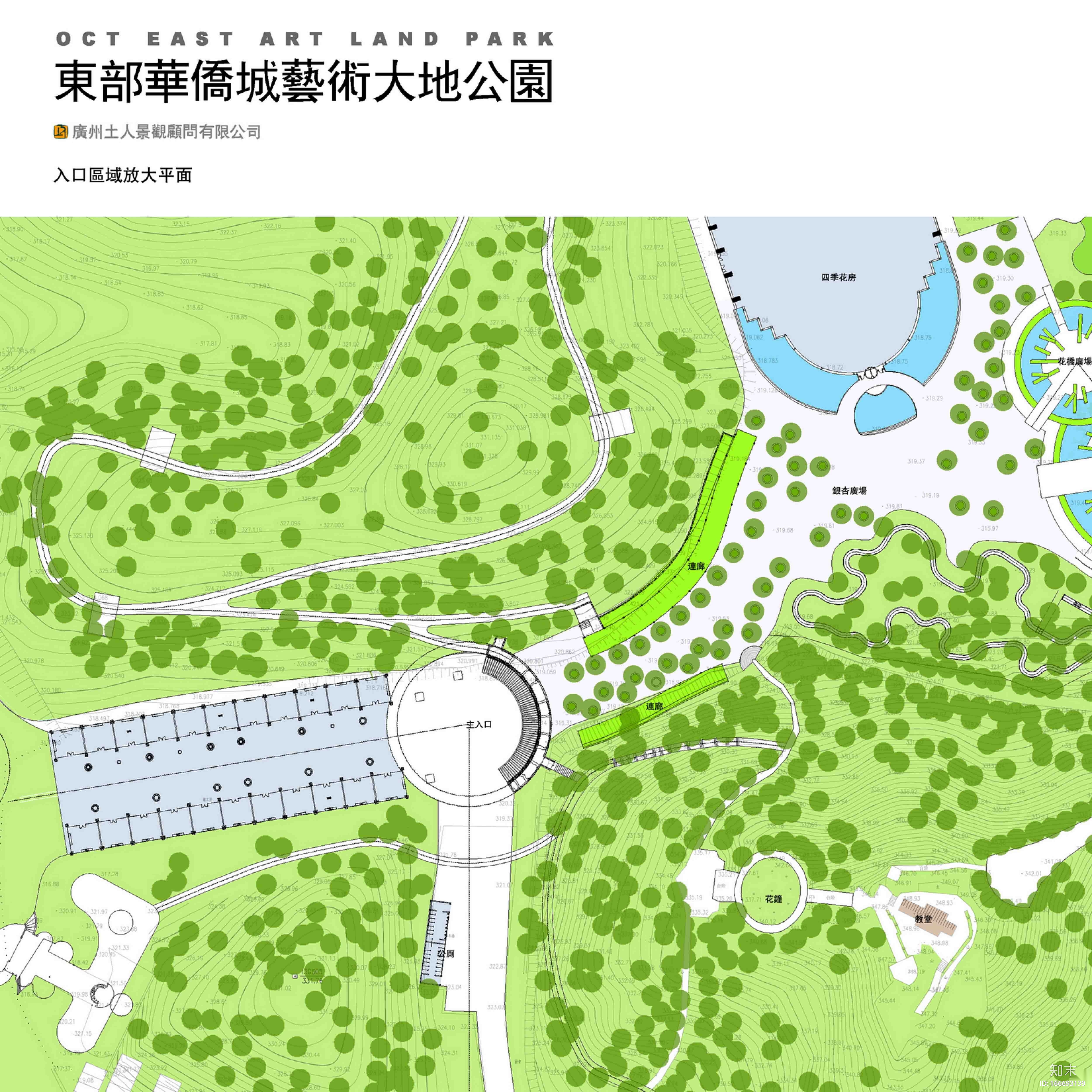 [广东]深圳东部华侨城大地公园景观规划设计cad施工图下载【ID:166693139】