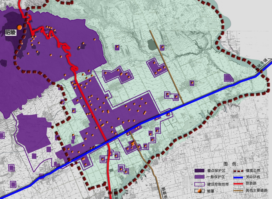 [陕西]咸阳市礼泉县烟霞镇村镇总体规划方案图纸cad施工图下载【ID:151724153】