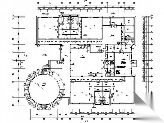 某二层简欧式八班幼儿园建筑方案图cad施工图下载【ID:166210124】