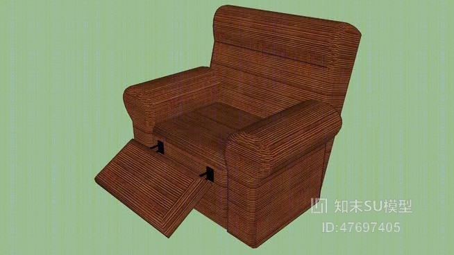 躺椅SU模型下载【ID:47697405】