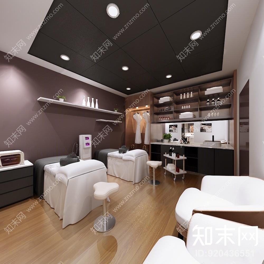 现代皮肤管理连锁机构3D模型下载【ID:920436551】