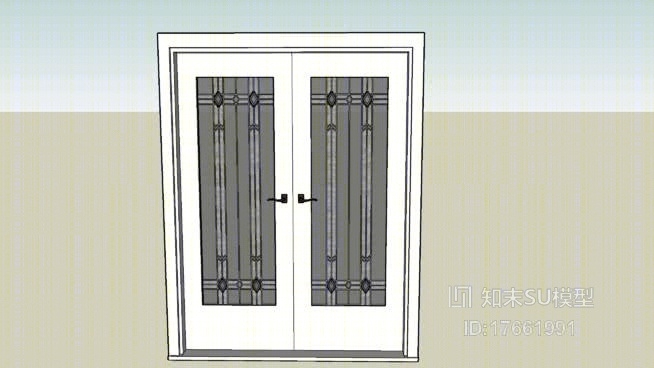 双开门SU模型下载【ID:17661991】