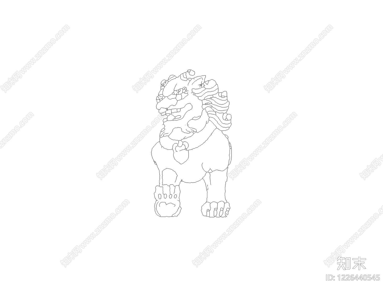 动物cad施工图下载【ID:1226440545】