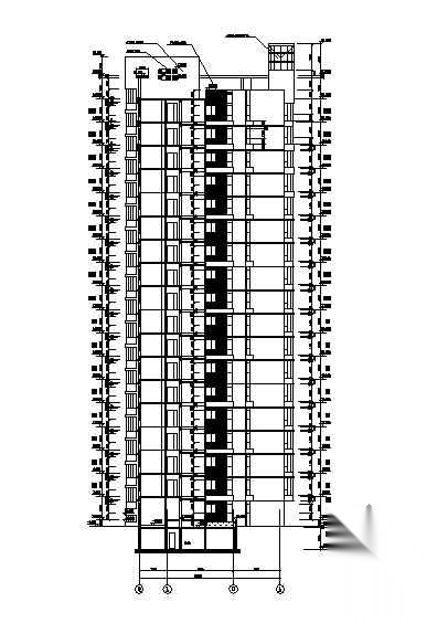 [杭州]某花园住宅小区建筑施工及景观全套施工图cad施工图下载【ID:167492164】