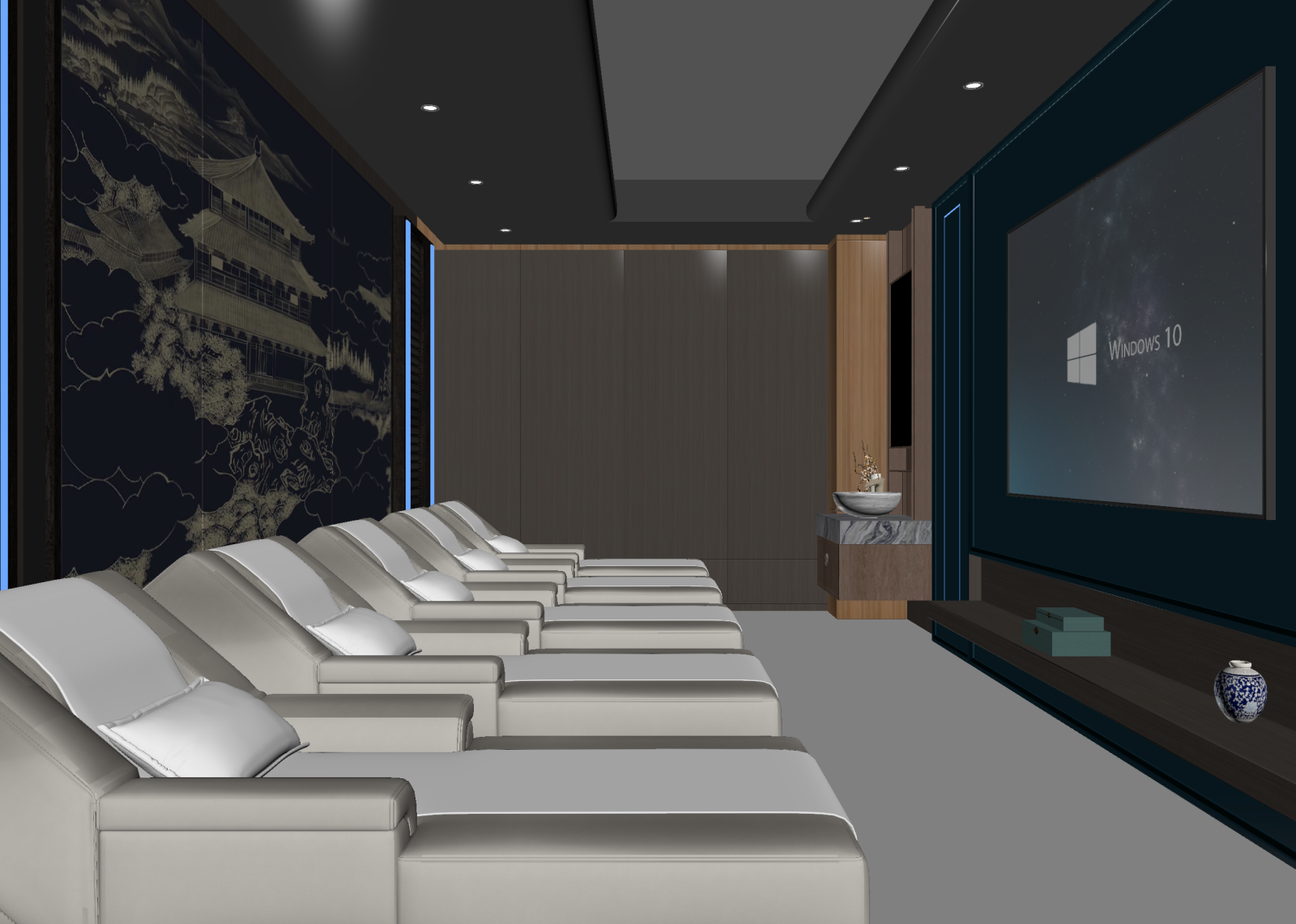 新中式美容院3D模型下载【ID:1214450244】