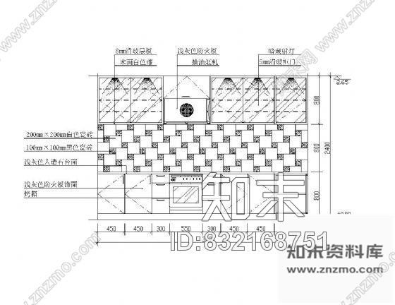 图块/节点厨房立面设计图集施工图下载【ID:832168751】