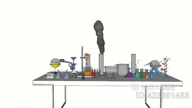 烟囱表SU模型下载【ID:423651453】
