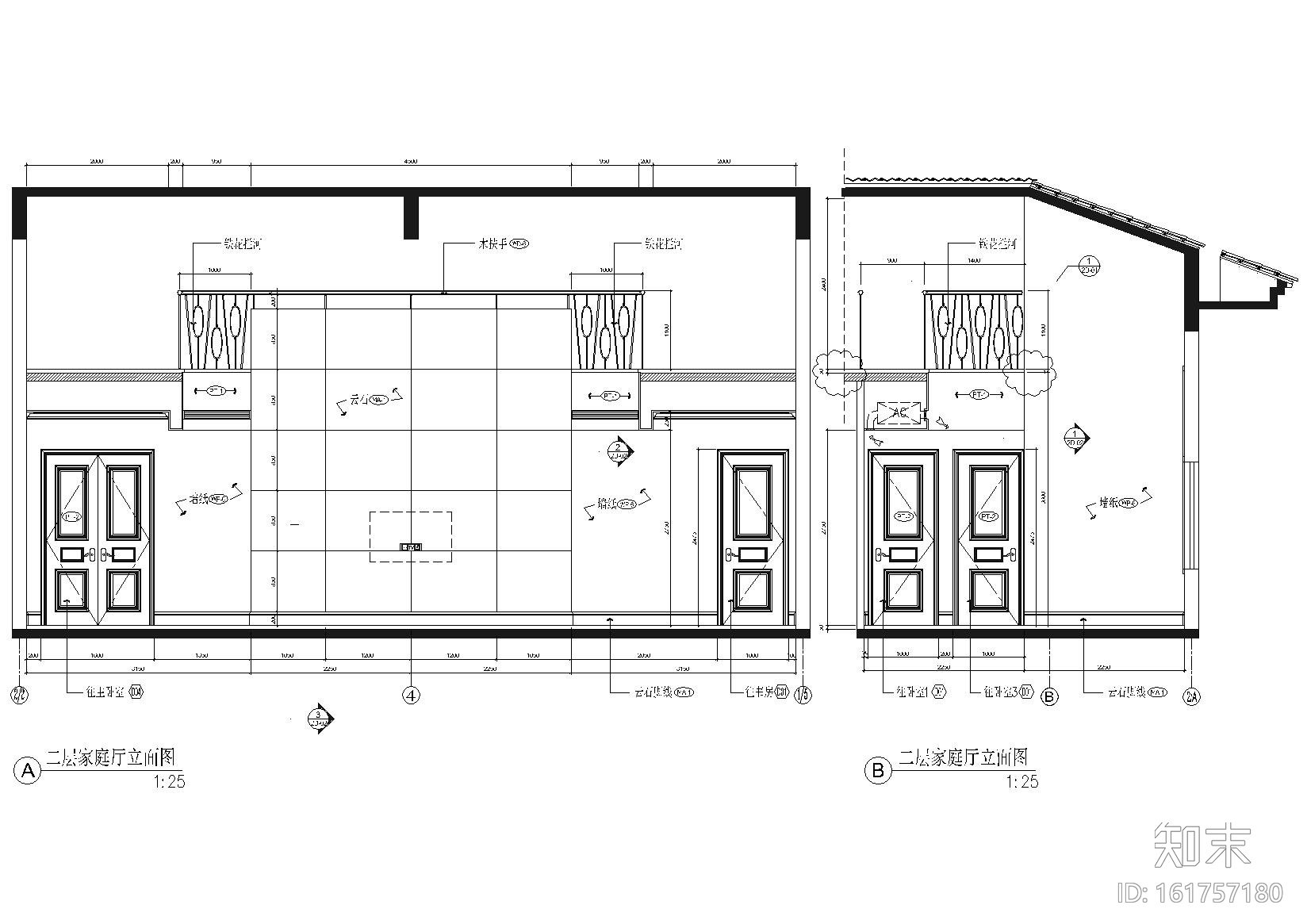 [深圳]梁景华_观澜湖别墅AA型样板房施工图施工图下载【ID:161757180】