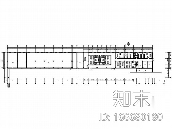 [白山]市中级核心机关高档现代办公楼装修施工图cad施工图下载【ID:166680180】