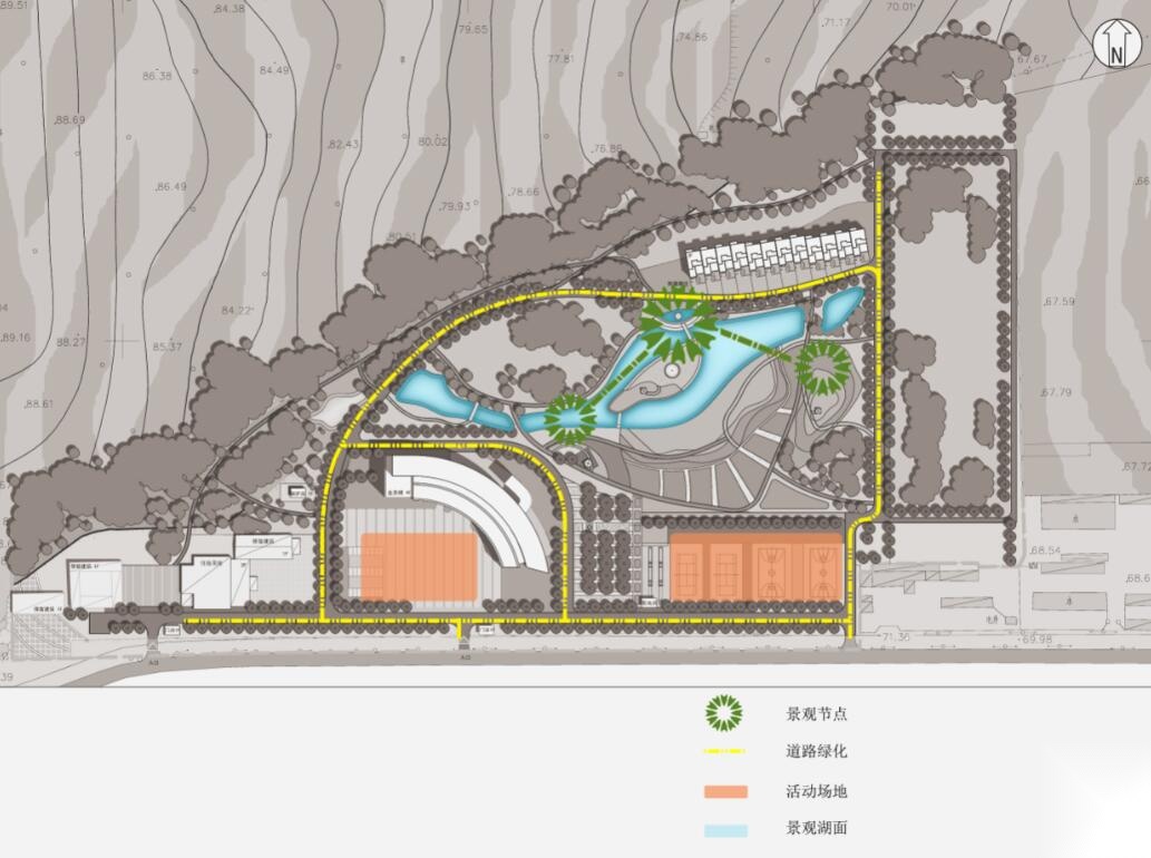 北京某教育培训中心建筑方案图cad施工图下载【ID:165157196】