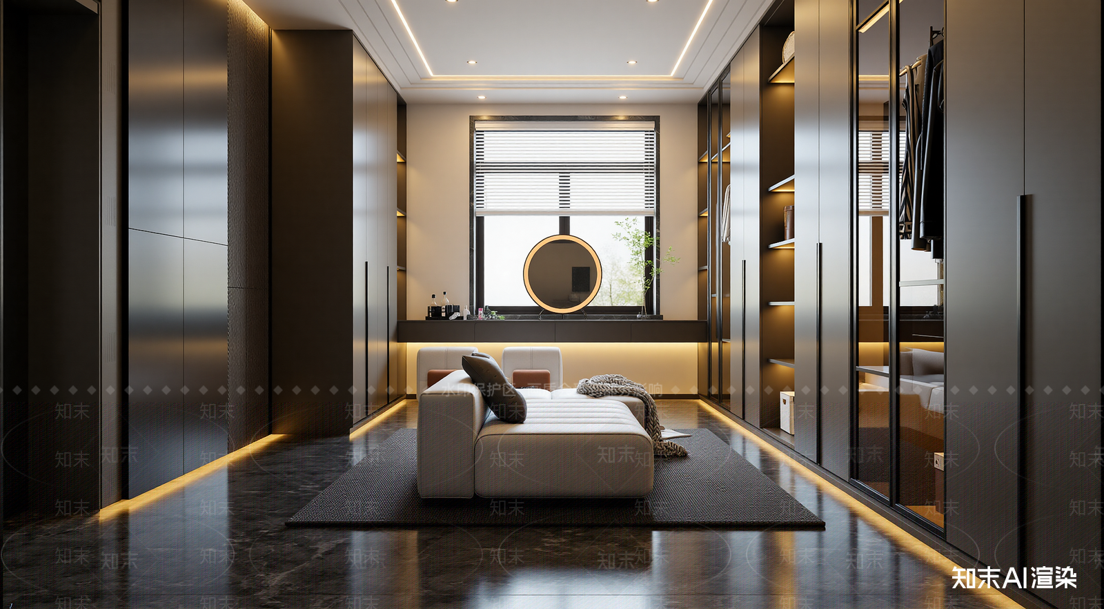 现代家居卧室3D模型下载【ID:1221636743】