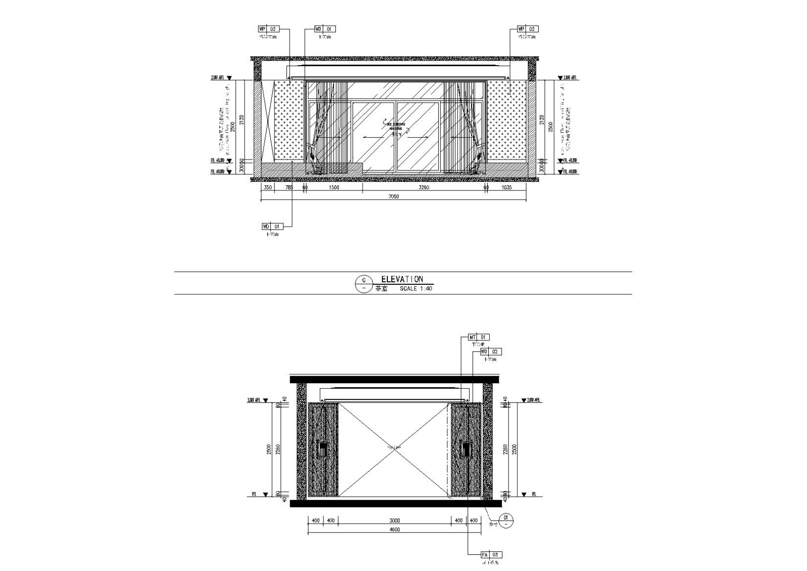 [上海]-汤臣一品复式豪宅730㎡施工图+效果cad施工图下载【ID:160015154】