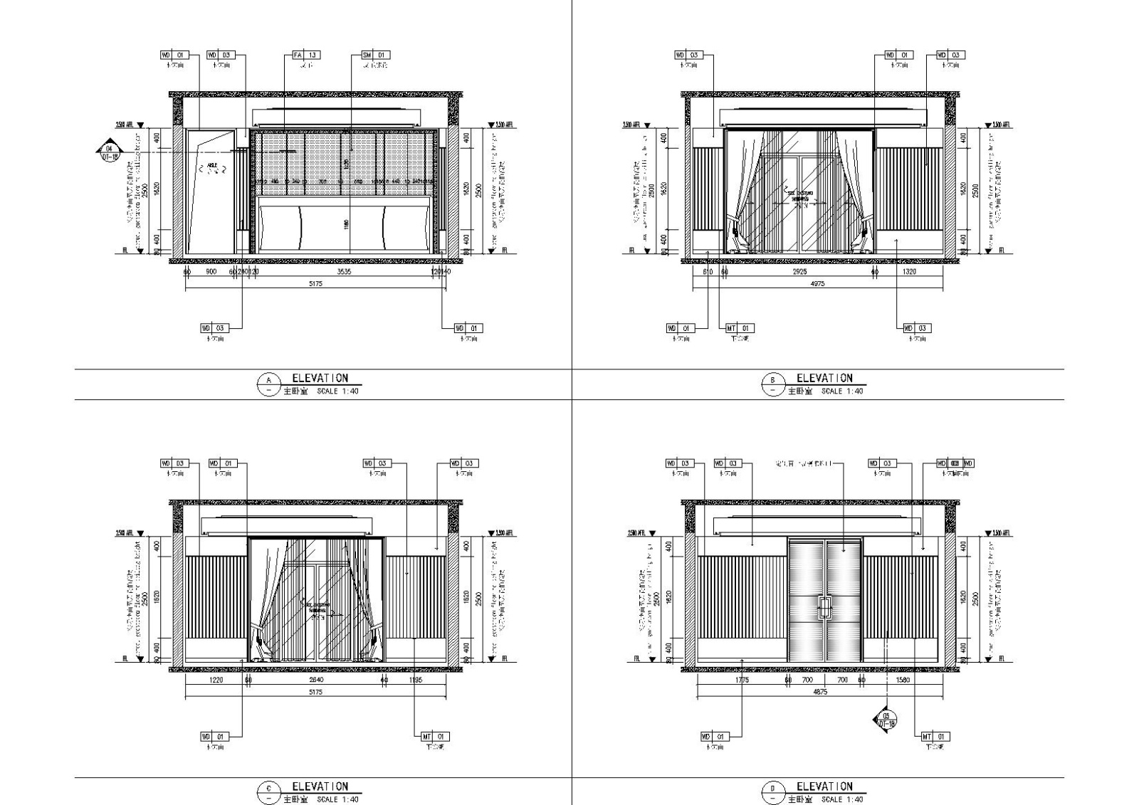 [上海]-汤臣一品复式豪宅730㎡施工图+效果cad施工图下载【ID:160015154】