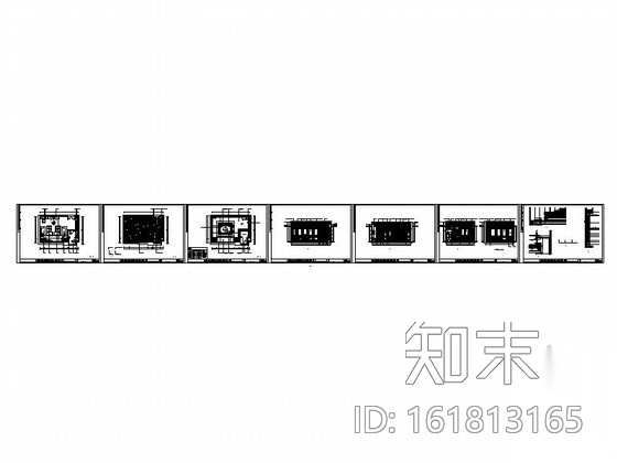 [北京]奢华KTV包厢室内装修施工图cad施工图下载【ID:161813165】