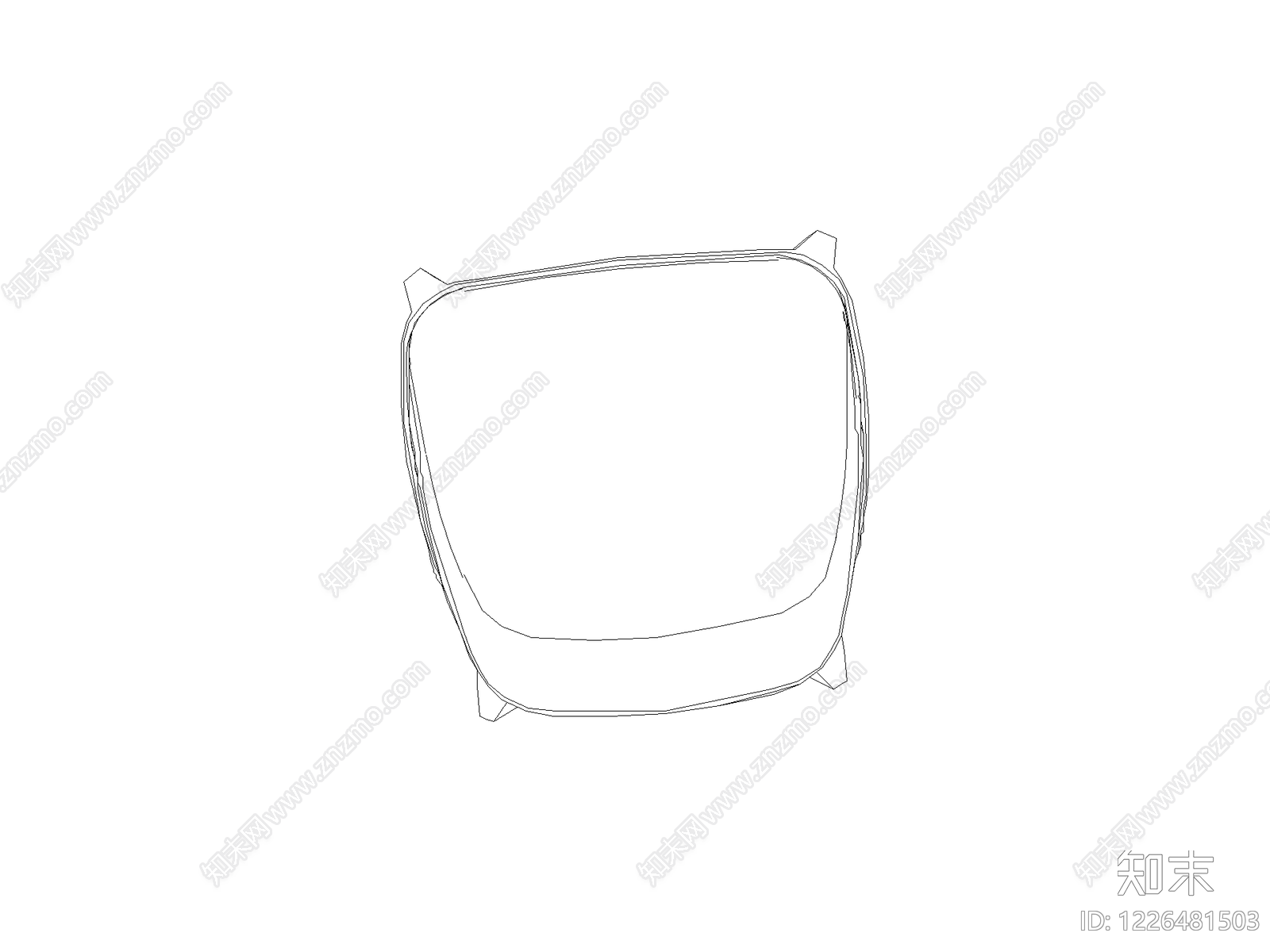 现代沙发CAD图纸