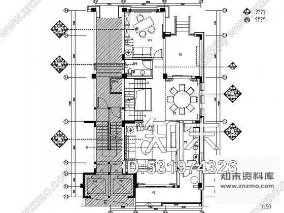 施工图成都瑰丽风格三层别墅样板间室内装修图含方案文本cad施工图下载【ID:531974326】