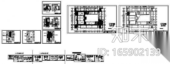 西华大学室内设计图纸施工图下载【ID:165902139】