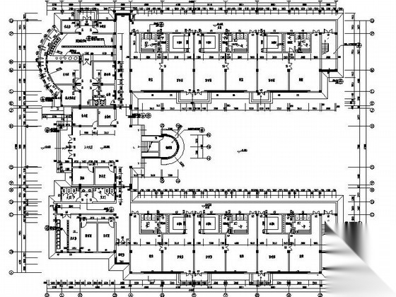 [合肥]新站区某花园小区十八班幼儿园建筑施工图施工图下载【ID:165405107】