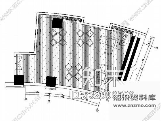施工图小型风味餐厅室内装修图cad施工图下载【ID:532008560】