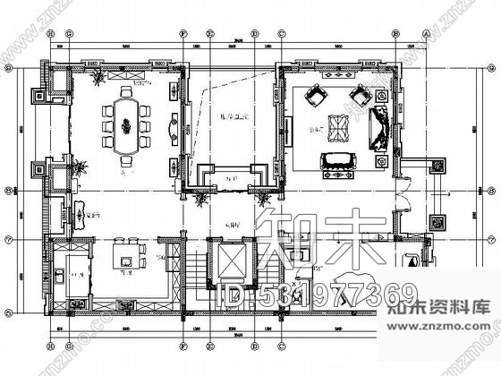 施工图常州繁华核心区法式三层别墅样板房装修施工图含效果及实景cad施工图下载【ID:531977369】