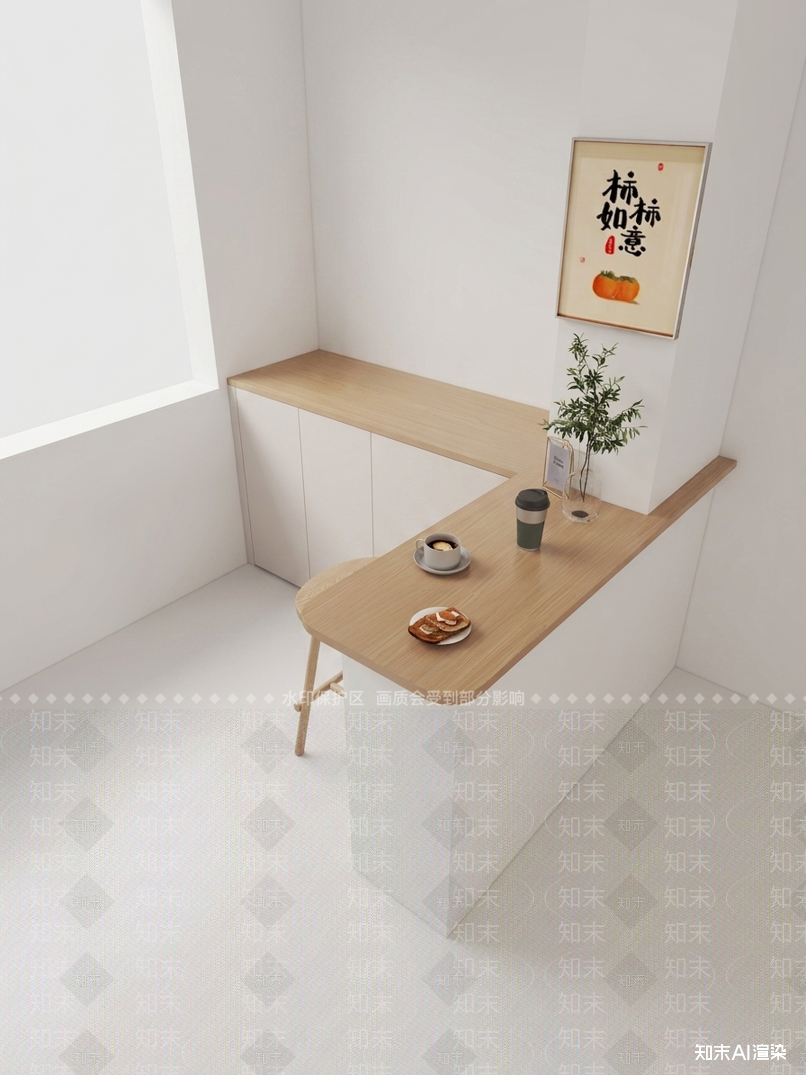 木质吧台吧台3D模型下载【ID:1227532441】