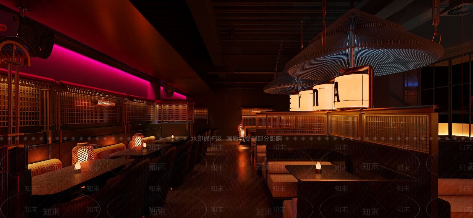 现代酒馆3D模型下载【ID:1111932493】