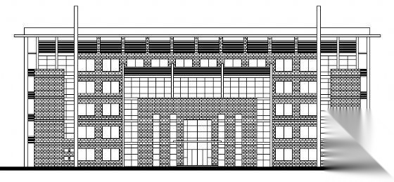 某五层办公楼建筑方案图施工图下载【ID:149972144】
