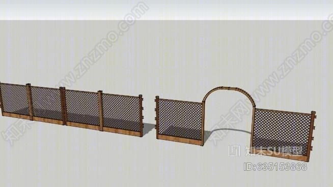 栅栏元素SU模型下载【ID:635153868】