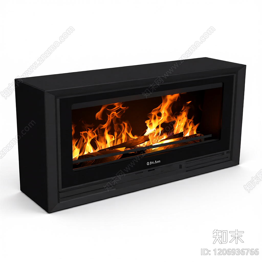 电壁炉带火焰特效3D模型下载【ID:1206936766】