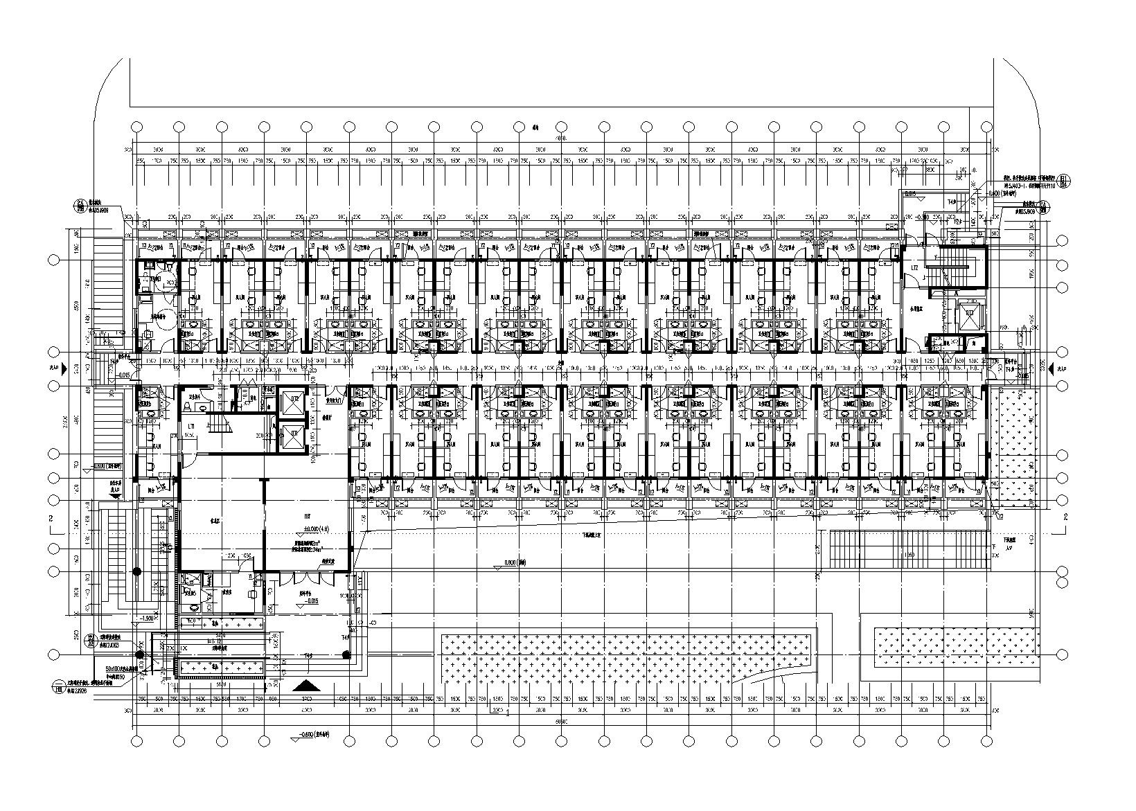 上海东华大学研究生公寓建筑（装配式）施工图（含建筑...cad施工图下载【ID:165406168】