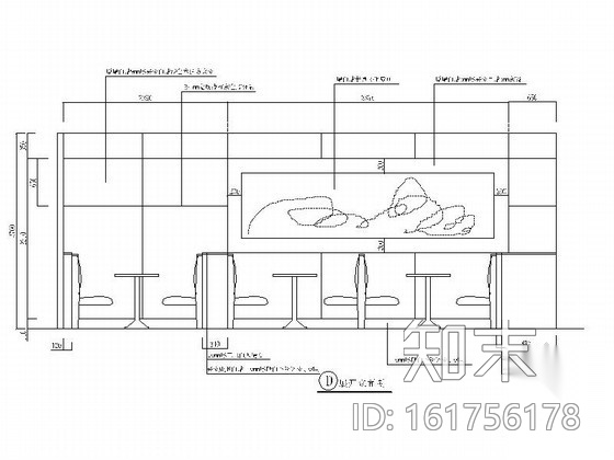 某面包西饼快餐店改造装饰设计图施工图下载【ID:161756178】