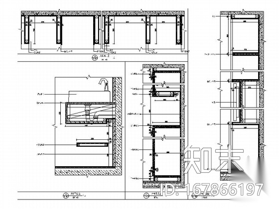 [福建]现代SOHO风格两层样板房室内装修施工图（含高清效...施工图下载【ID:167866197】