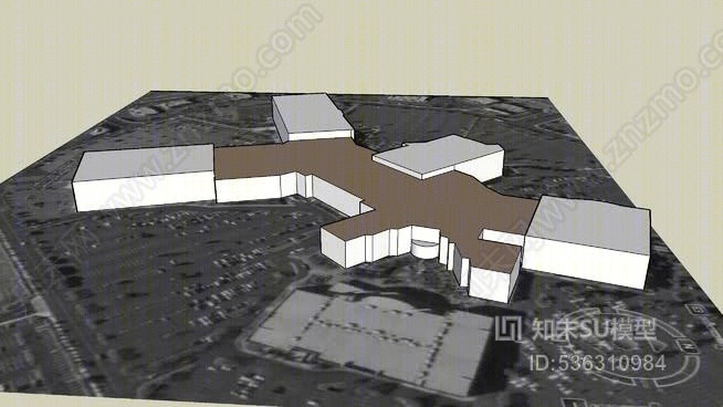 加利福尼亚州Temecula步行街SU模型下载【ID:536310984】