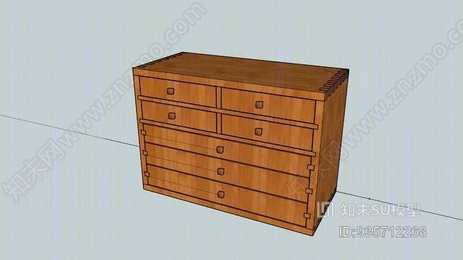工匠风格工具箱SU模型下载【ID:935712268】