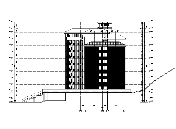 [贵州]某水利水电学院宿舍楼设计建筑施工图施工图下载【ID:149860144】