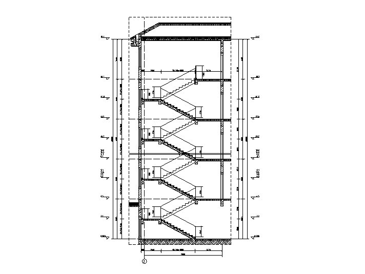 [贵州]某水利水电学院宿舍楼设计建筑施工图施工图下载【ID:149860144】