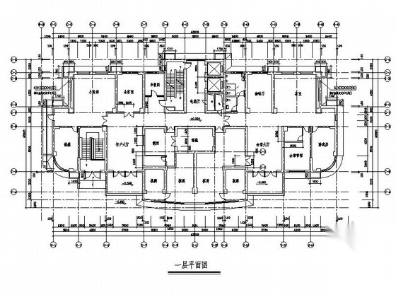 [中山]某32层欧式风格商住楼建筑施工图（106.4米）cad施工图下载【ID:167024169】